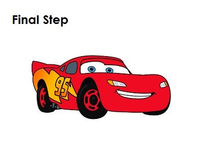 388x300 how to draw lightning mcqueen last drawings lightning mcqueen - Mcqueen Drawing