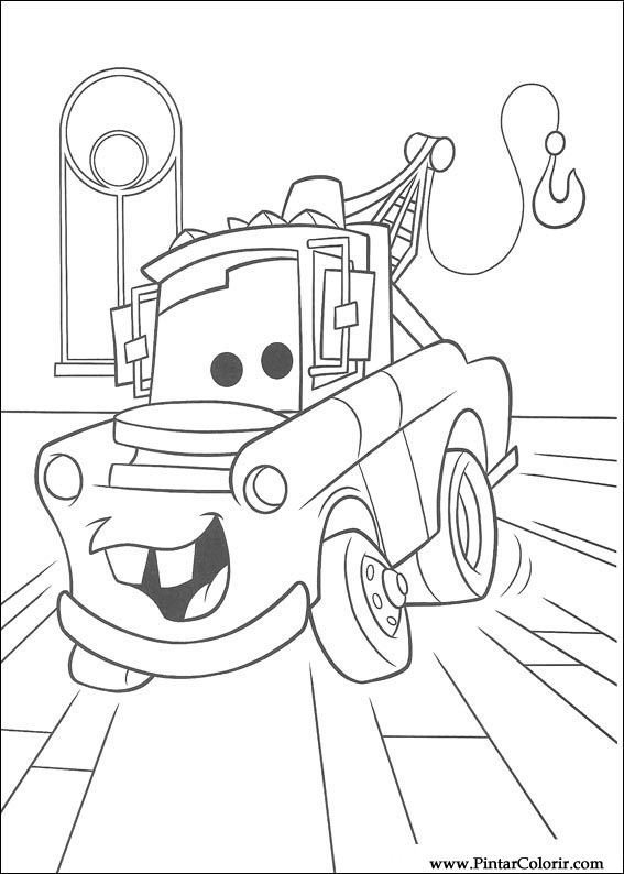 567x794 Drawings To Paint Colour Lightning Mcqueen - Mcqueen Drawing