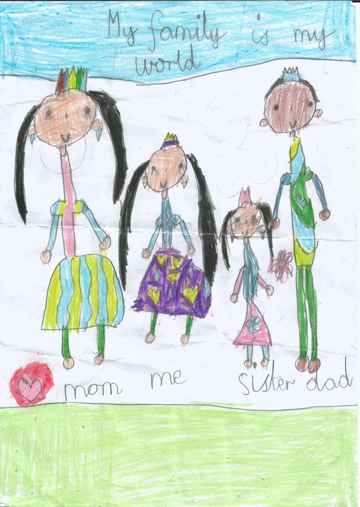 1245x1754 shamieksha sivarajan one india association - Me And My Family Drawing