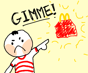 300x250 i want a happy meal drawing - Meal Drawing
