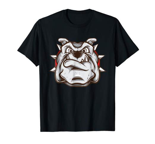 522x488 Crazy Mean Illustrated Bulldog Face Cartoon Bull Dog - Mean Bull Drawing