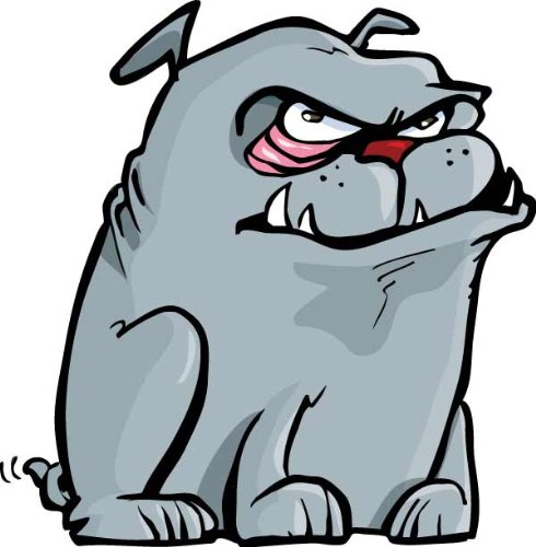 490x500 Mean Dog Yard Art Woodworking Pattern - Mean Dog Drawing