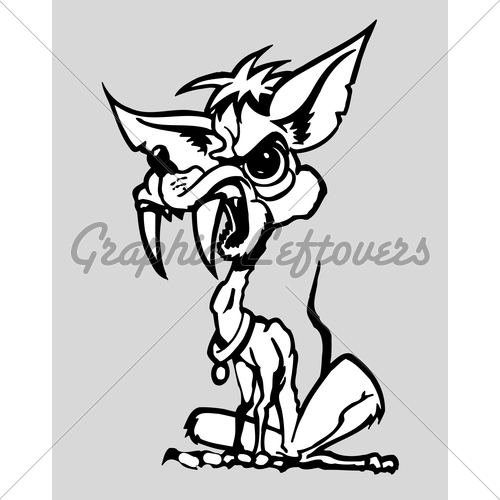 500x500 Mean Dog Gl Stock Images - Mean Dog Drawing