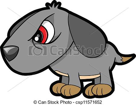 450x349 Tough Mean Puppy Dog Vector - Mean Dog Drawing