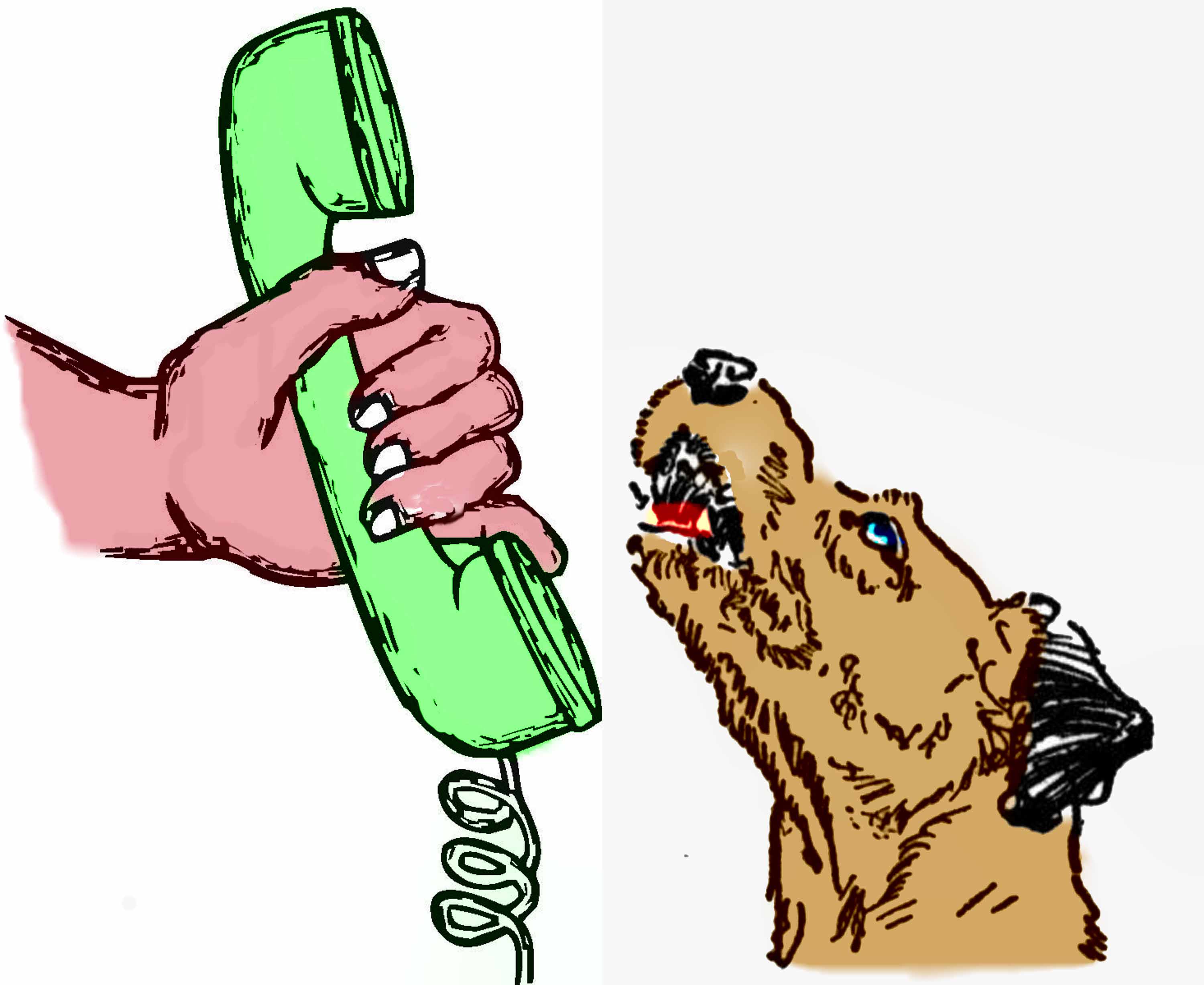 3000x2456 What Are Dogs Trying To Say When They Bark Psychology Today - Mean Dog Drawing