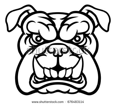 450x407 Mean Cartoon Face Group With Items - Mean Face Drawing