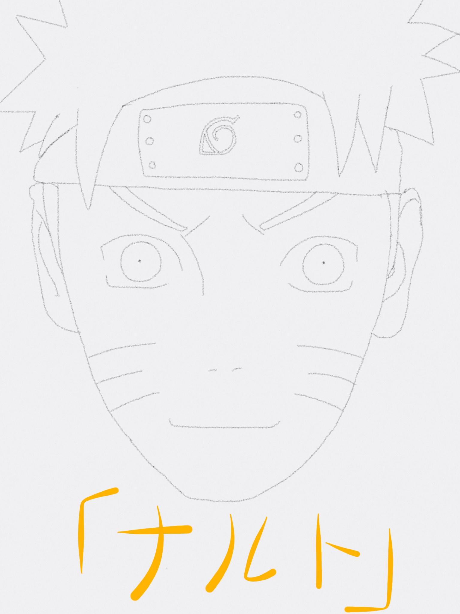 1536x2048 my poor attempt to sketch naruto's face - Mean Face Drawing
