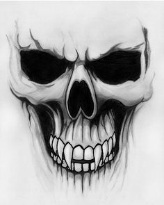 Mean Skull Drawings at PaintingValley.com | Explore collection of Mean ...