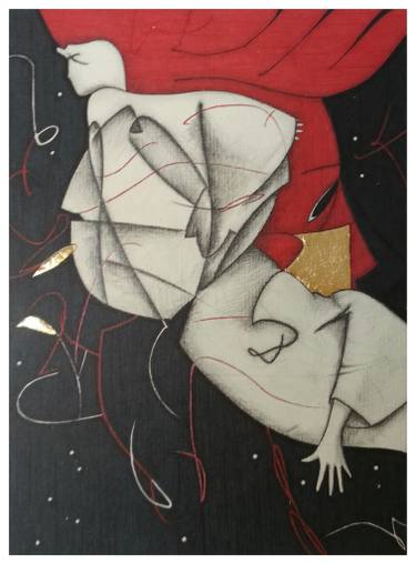 375x508 Adrift Drawing - Meaningful Drawings