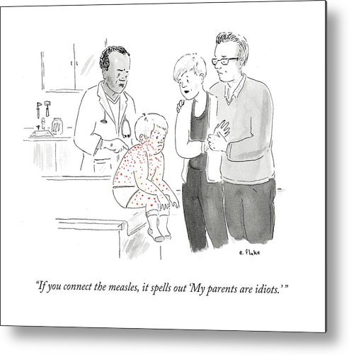 493x501 if you connect the measles metal print - Measles Drawing