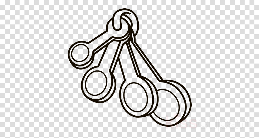 900x480 drawing, spoon, cup, transparent png image clipart free download - Measuring Cup Drawing