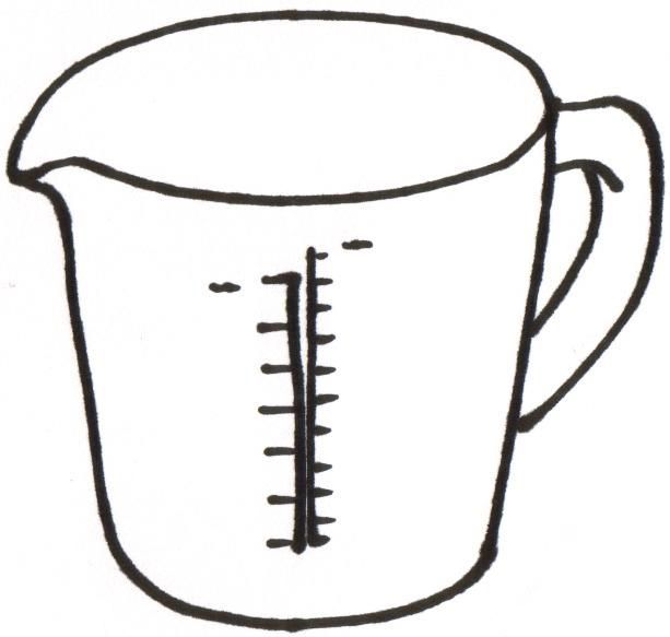 Measuring Cup Drawing at Explore collection of Measuring Cup Drawing