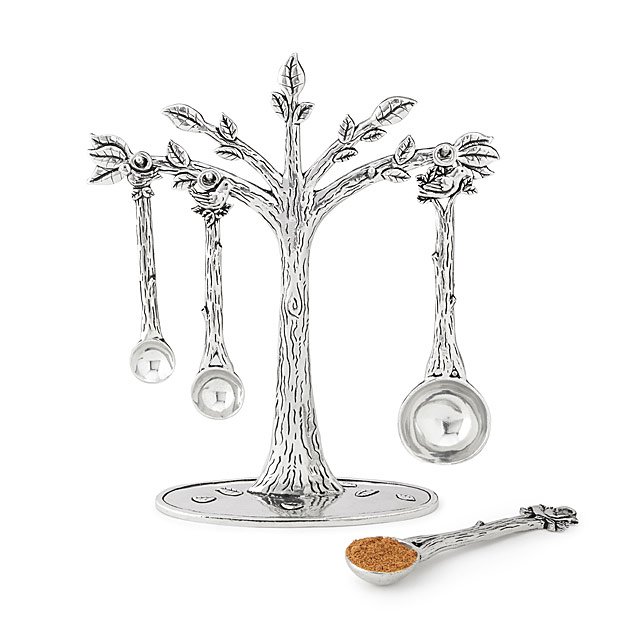 640x640 tree of life measuring spoon set kitchen utensils uncommongoods - Measuring Spoon Drawing