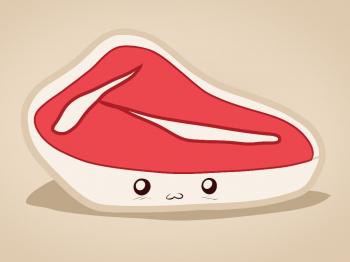 350x262 How To Draw How To Draw Steak, Steak - Meat Drawing