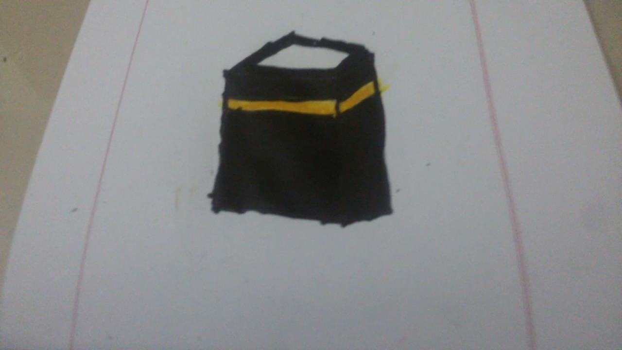 1280x720 how to draw muslim mecca kaaba drawing steptamil - Mecca Drawing