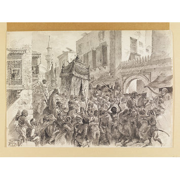 355x355 return of the mahmal from mecca george, frederick vampa search - Mecca Drawing