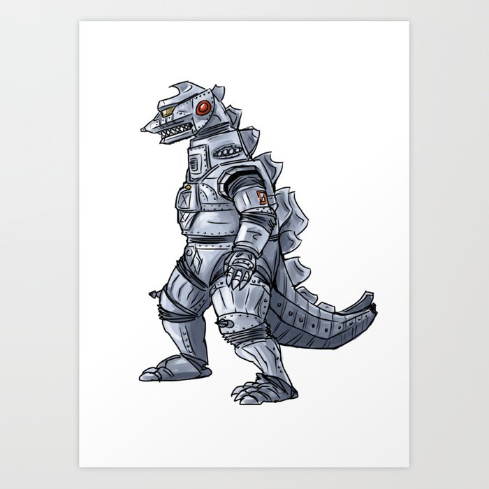 Mechagodzilla Drawing at PaintingValley.com | Explore collection of