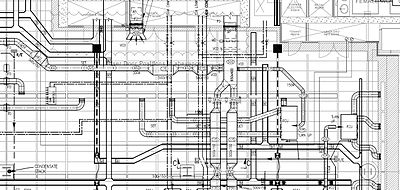 400x190 Mechanical Systems Drawing - Mechanical Drawing