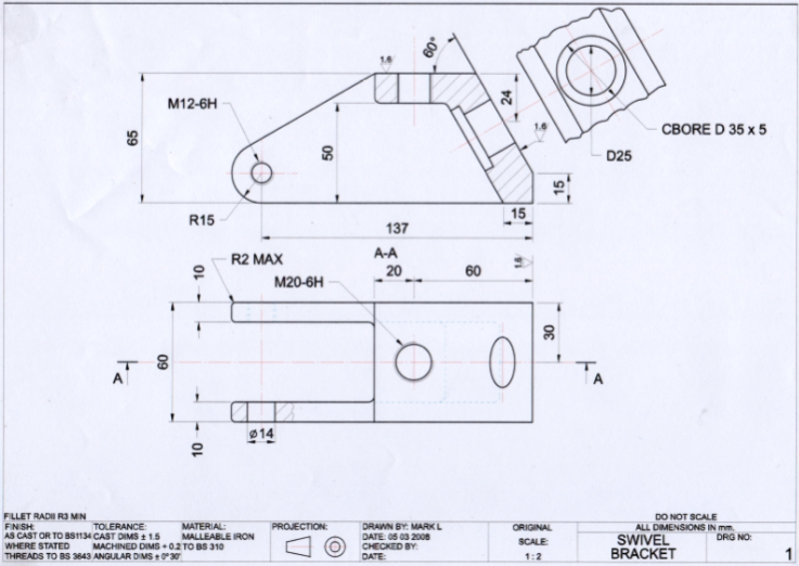 737x522 Mechanical Engineering Best Drawing Drawing Skill - Mechanical Engineering Drawing
