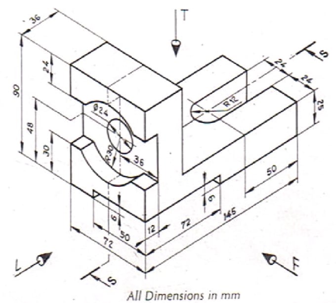680x613 Design And Mechanical Engineering Drawing On Autocad - Mechanical Engineering Drawing