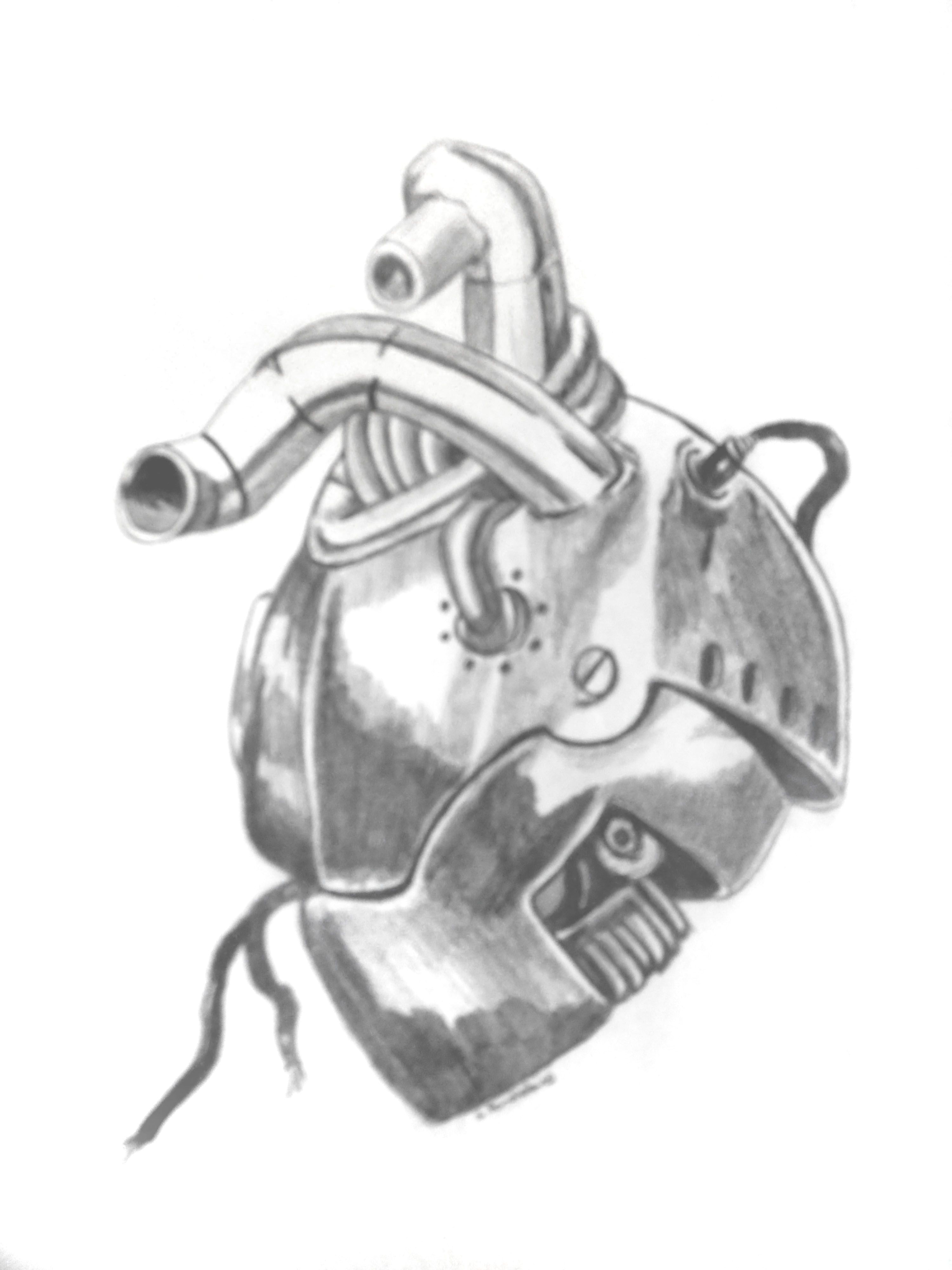 3000x4000 Mechanical Heart Tattoo Image Tattoos Heart Tattoo Images - Mechanical Heart Drawing