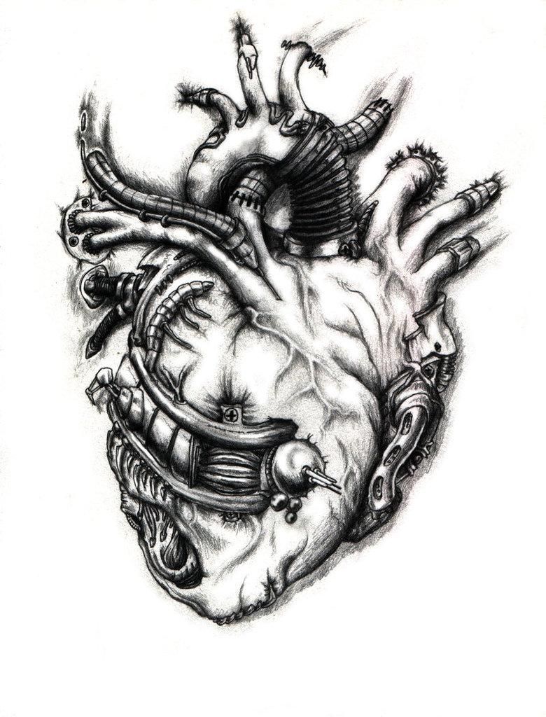 Mechanical Heart Drawing at Explore collection of