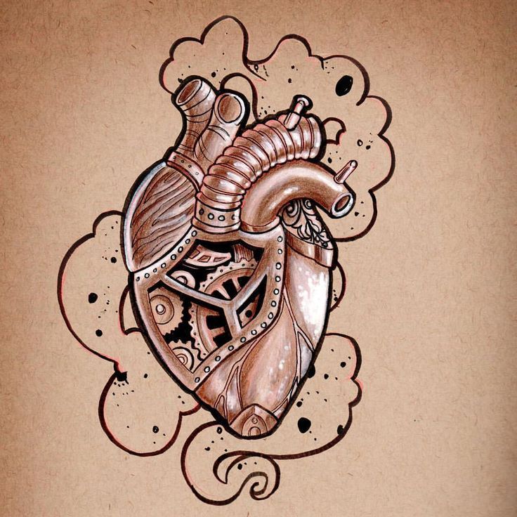 736x736 Resultado De Imagem Para Mechanical Heart Anatomical Heart - Mechanical Heart Drawing