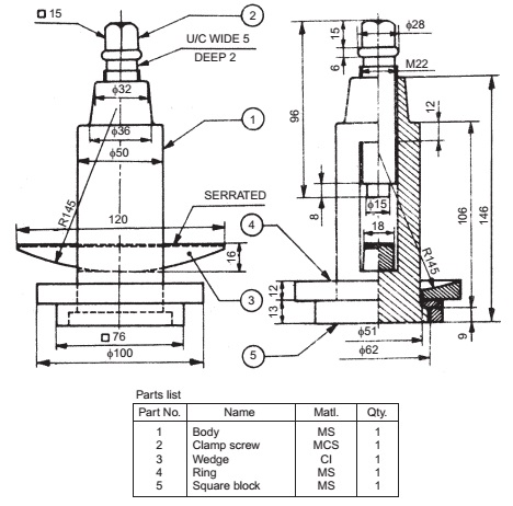 468x462 Tool Post Mechanical Engineering - Mechanical Tools Drawing