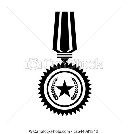 450x470 medal of honor for the best military, vector illustrtion design - Medal Of Honor Drawing