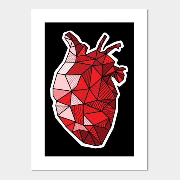 630x630 Real Anatomical Human Heart Drawing T Shirt - Medical Heart Drawing