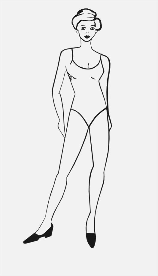 526x918 Top Wild Human Body Outline Printable Jeettp - Medical Human Body Outline Drawing
