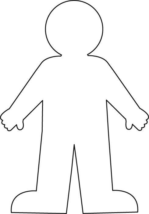 489x700 Awesome Outline Drawing Of A Human Body - Medical Human Body Outline Drawing