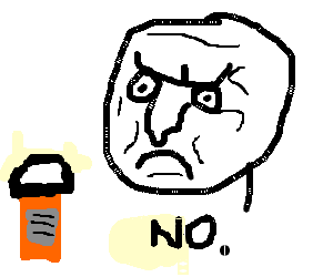 300x250 I Am Not Taking My Medication - Medication Drawing