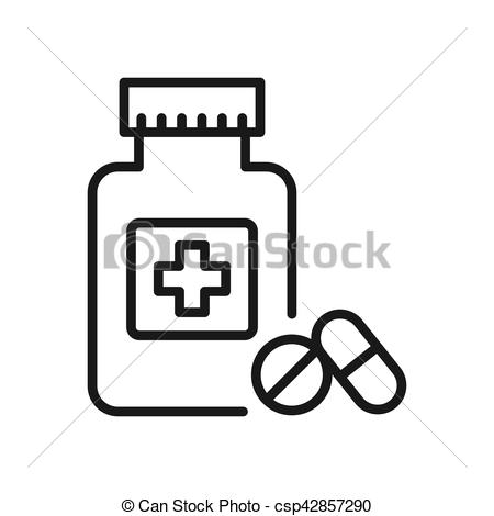 450x470 Medication Pills Illustration Design - Medication Drawing