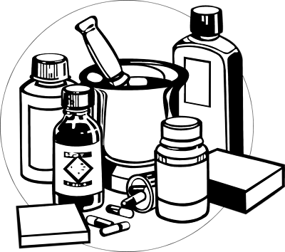 400x354 how to draw medicine - Medicine Drawing