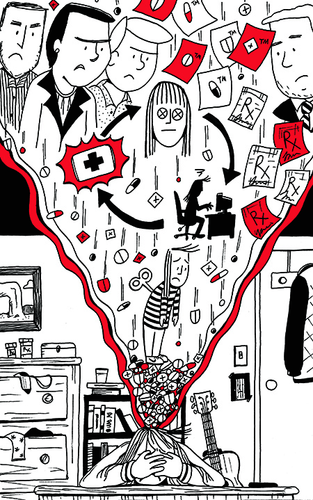 450x719 billy ireland cartoon library and museum - Medicine Drawing