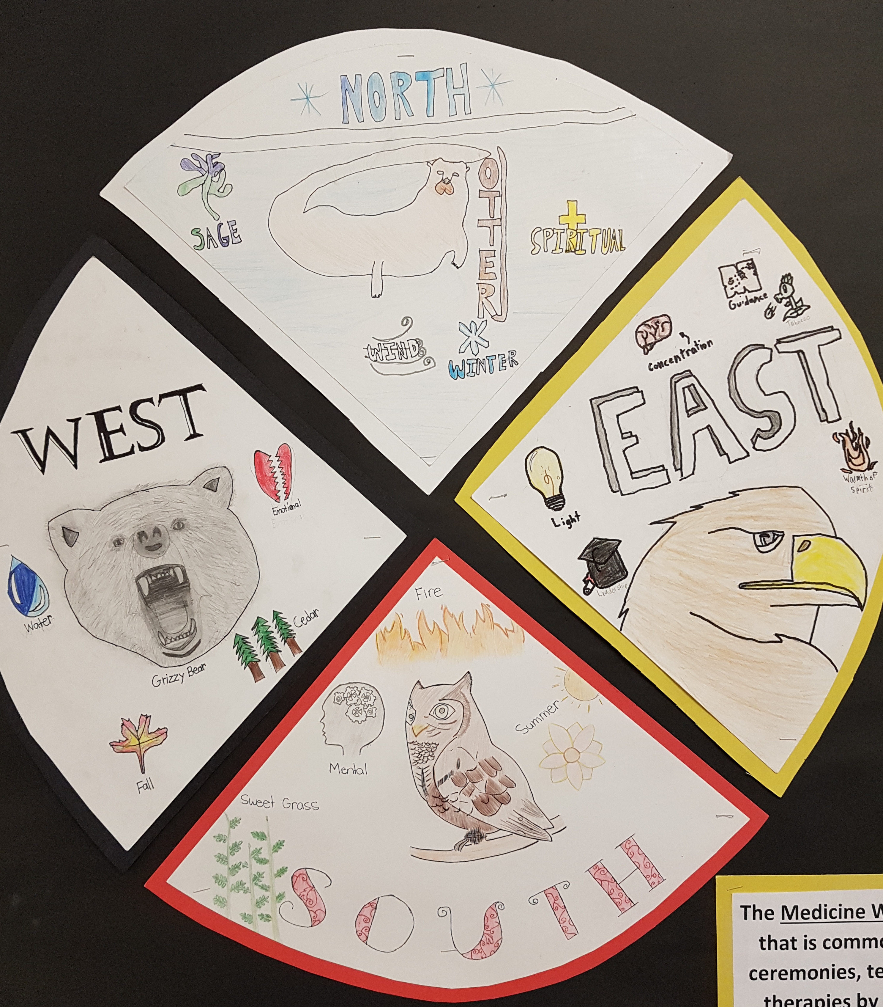 2972x3387 the medicine wheel morley elementary - Medicine Wheel Drawings
