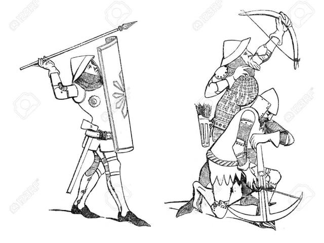 640x480 renaissance clipart medieval archer - Medieval Archer Drawing