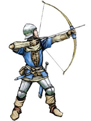 300x400 Animated Medieval Soldiers - Medieval Archer Drawing