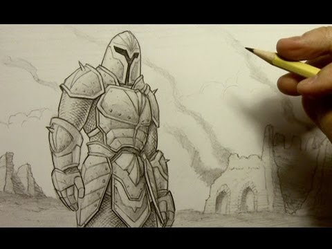 480x360 How To Draw Armor - Medieval Armor Drawing