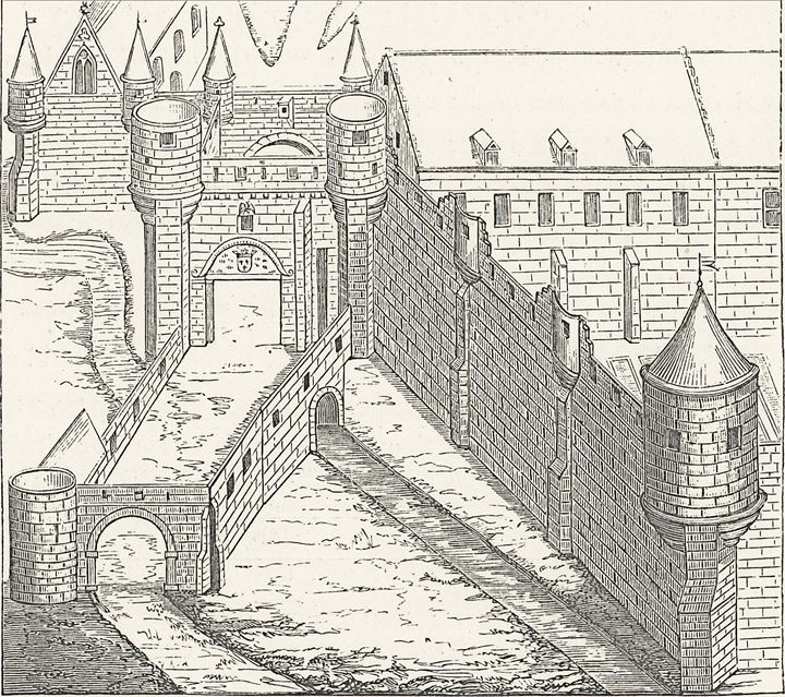 720x639 Medieval Castle Drawing - Medieval Castle Drawing