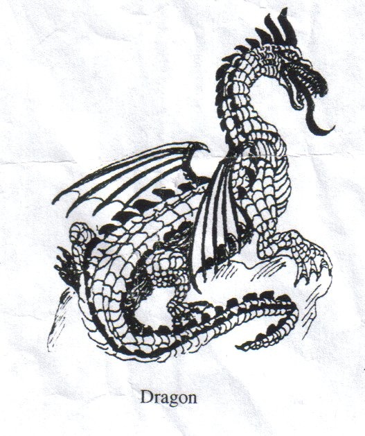 527x629 Medieval Dragon Drawing Picture Drawing Skill - Medieval Dragon Drawing
