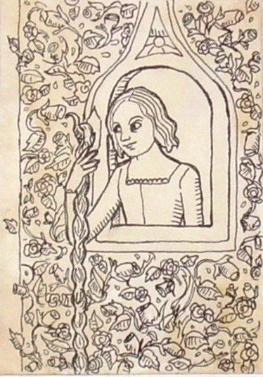 374x536 Medieval Drawing Style - Medieval Drawings