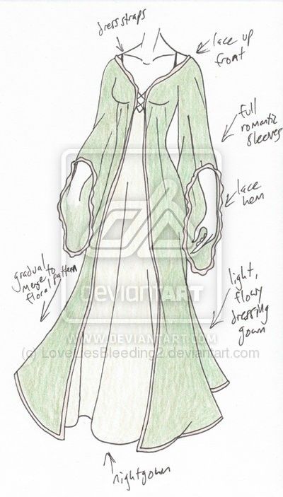 400x703 more medieval clothing!! e m medieval dress - Medieval Dress Drawing