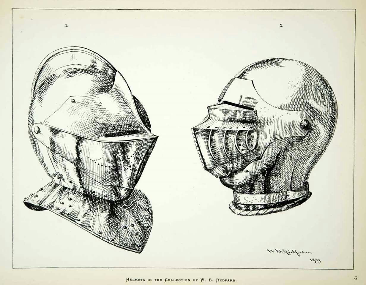 1232x960 Crafty Crafts Helmet Tattoo, Art, Medieval - Medieval Helmet Drawi...