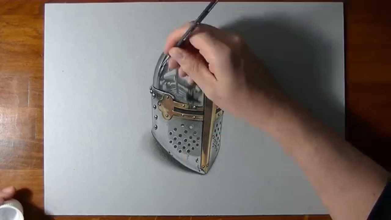 1280x720 Drawing A Medieval Helmet - Medieval Helmet Drawing