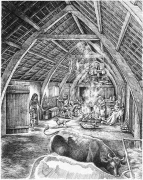 286x360 a brief history of the workhome the workhome project - Medieval House Drawing