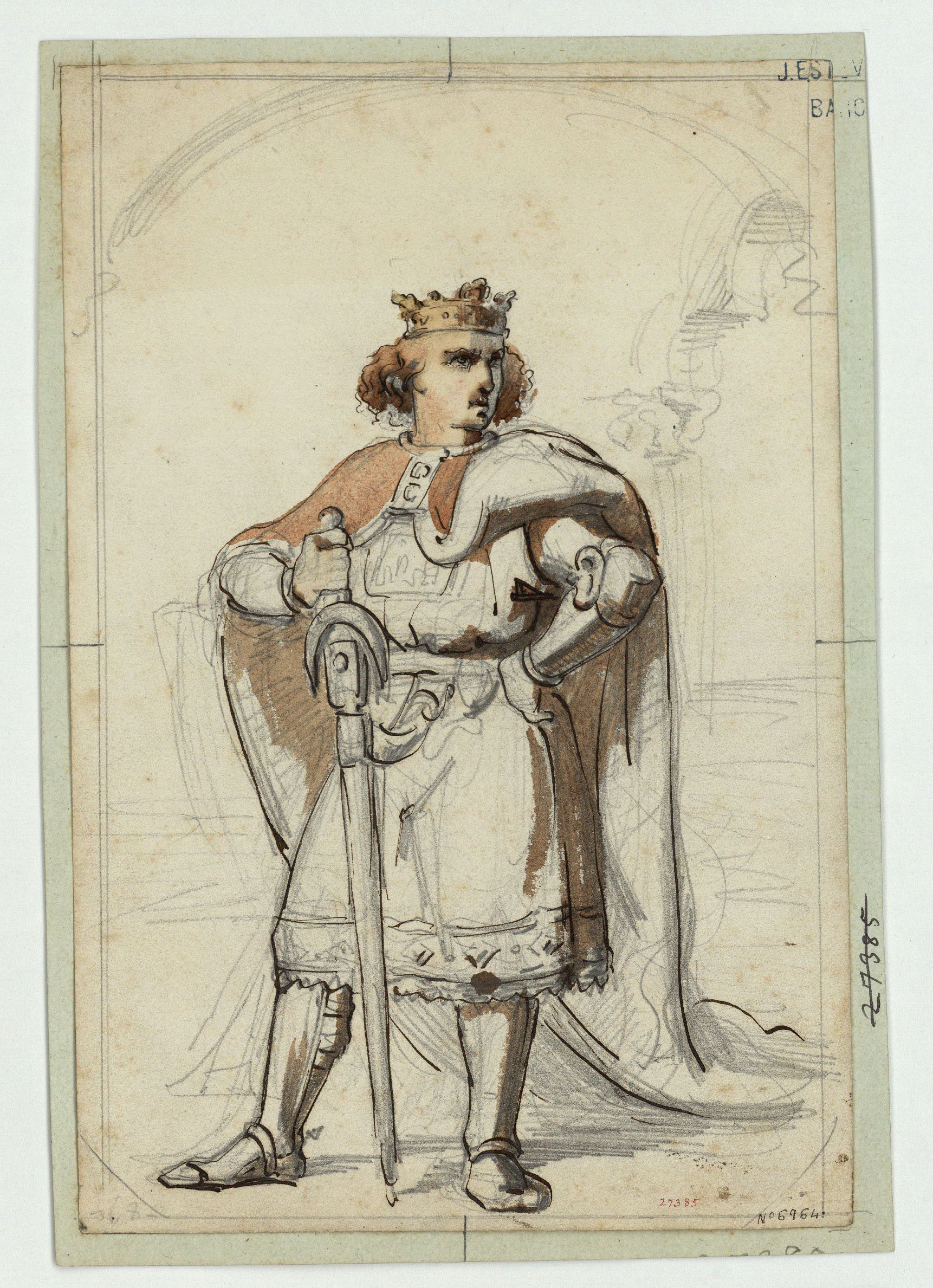 1722x2377 Medieval King Museu Nacional D'art De Catalunya - Medieval King Drawing