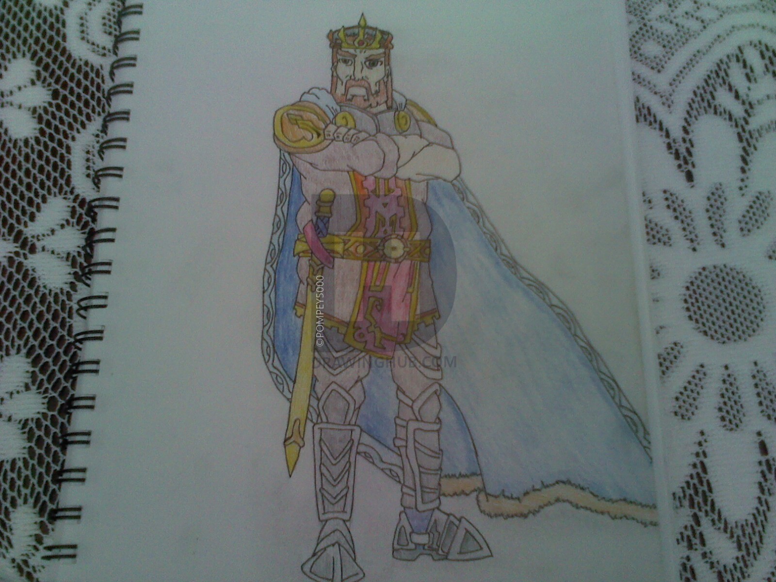 1600x1200 Medieval King Drawing - Medieval King Drawing