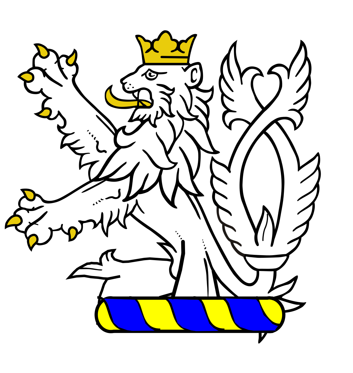 1200x1269 Lion - Medieval Lion Drawing